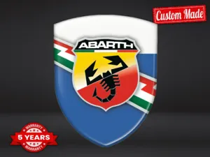 Fiat Abarth Pegatina Conductor Nuevo Alta Calidad Profesional